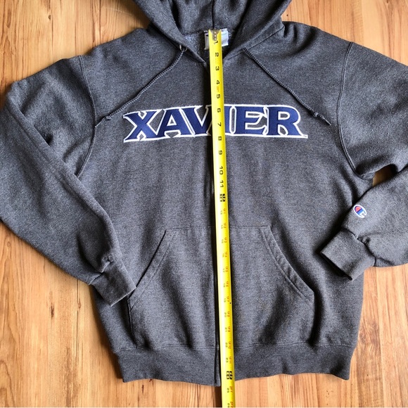 CHAMPION XAVIER Hoodie Jacket Long Sleeve Full Zip Small Gray Men’s UNISEX - Picture 12 of 16